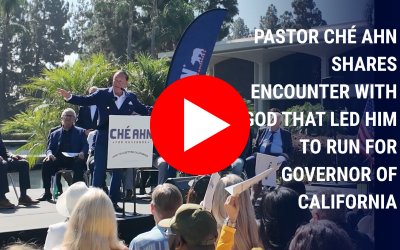Pastor Che Ahn shares encounter with God that led him to run for governor of California